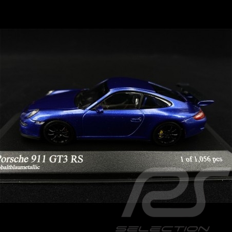 Porsche 911 GT3 RS Type 997 2006 bleu blue cobalt cobaltblau metallisé 1/43 Minichamps 400066001