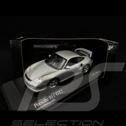 Porsche 911 GT2 type 996 Mk1 2000 metallic polar grey 1/43 Minichamps 430060126