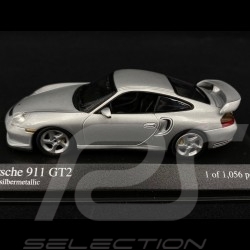 Porsche 911 GT2 type 996 Phase 1 2000 Arktissilbermetallic 1/43 Minichamps 430060126