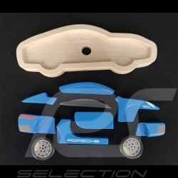 Puzzle en bois wooden 10 pièces Porsche 911 Type 992 Bleu Electrique WAP0400040MSTP