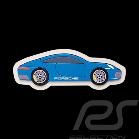 Puzzle en bois 10 pièces Porsche 911 Type 992 Bleu Electrique WAP0400040MSTP