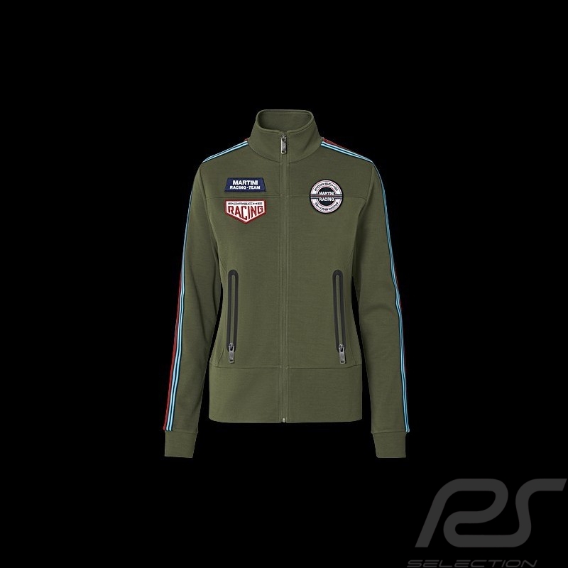 Veste Sport Porsche Martini Racing Collection vert Olive - femme WAP556