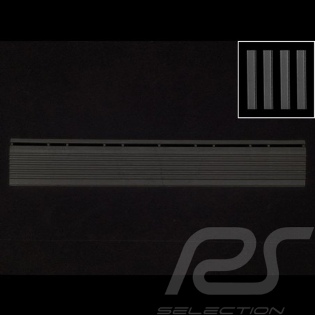 Bordure inclinée pour dalle de garage - couleur Noir RAL9004 - lot de 4 - avec oeillet