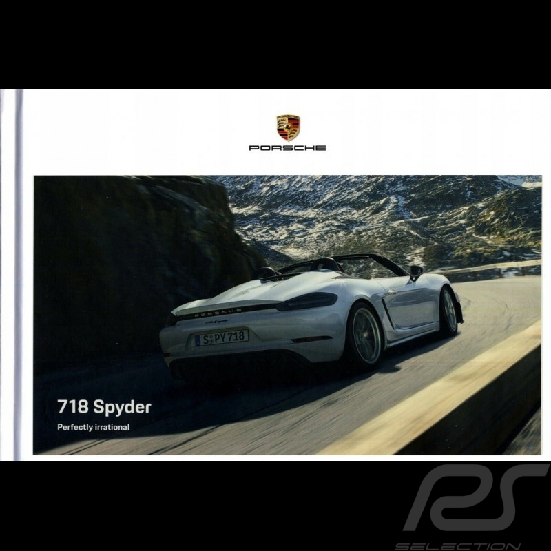 Porsche Broschüre 718 Boxster Spyder Parfaitement irrationnel 06/2019 in Französisch WSLN2001001730