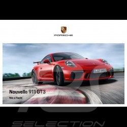 Brochure Porsche Nouvelle 911 GT3 Née à Flacht 03/2017 en français ﻿WSLG1801000130