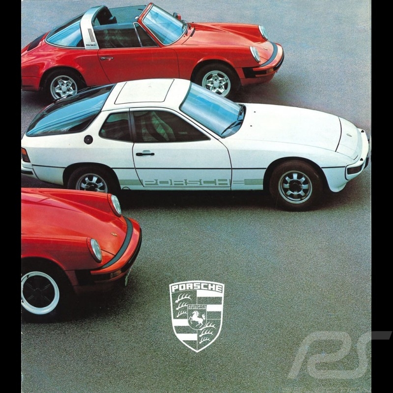 Porsche Broschüre Porsche Bereich 1979 in Französich