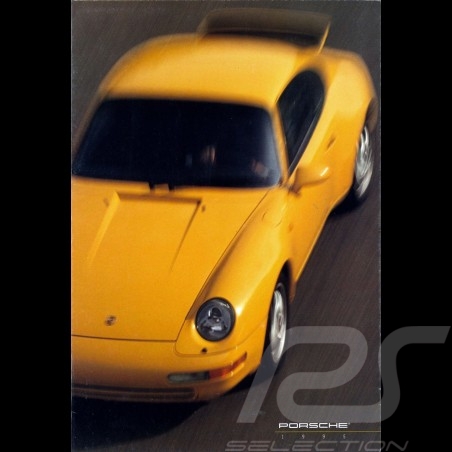 Porsche Broschüre Modellreihe Porsche USA 1995 Faltblatt in Englisch