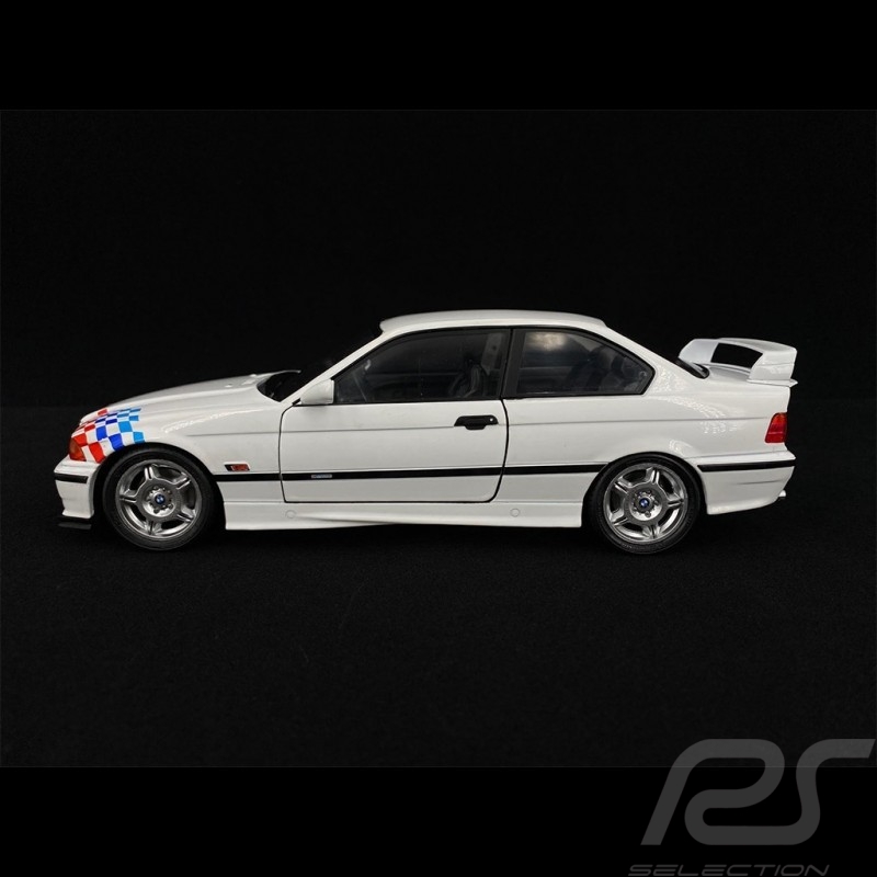 BMW E36 Coupé M3 Lightweight 1995 Blanc white weiß Damier 1/18 Solido S1803903