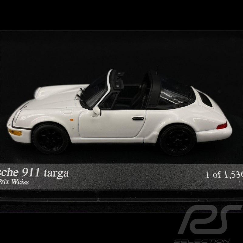 Porsche 911 Targa Type 964 1991 Blanc White Weiß Grand Prix 1/43 Minichamps 400061365