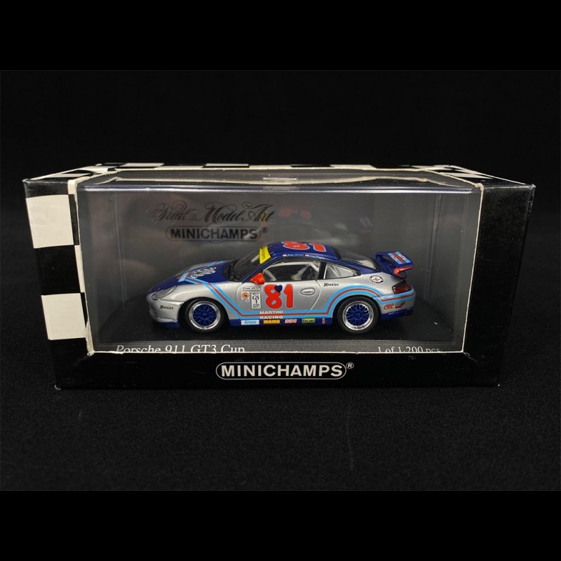 Porsche 911 GT3 Cup Type 996 n° 81 Martini Daytona 250 2003 1/43