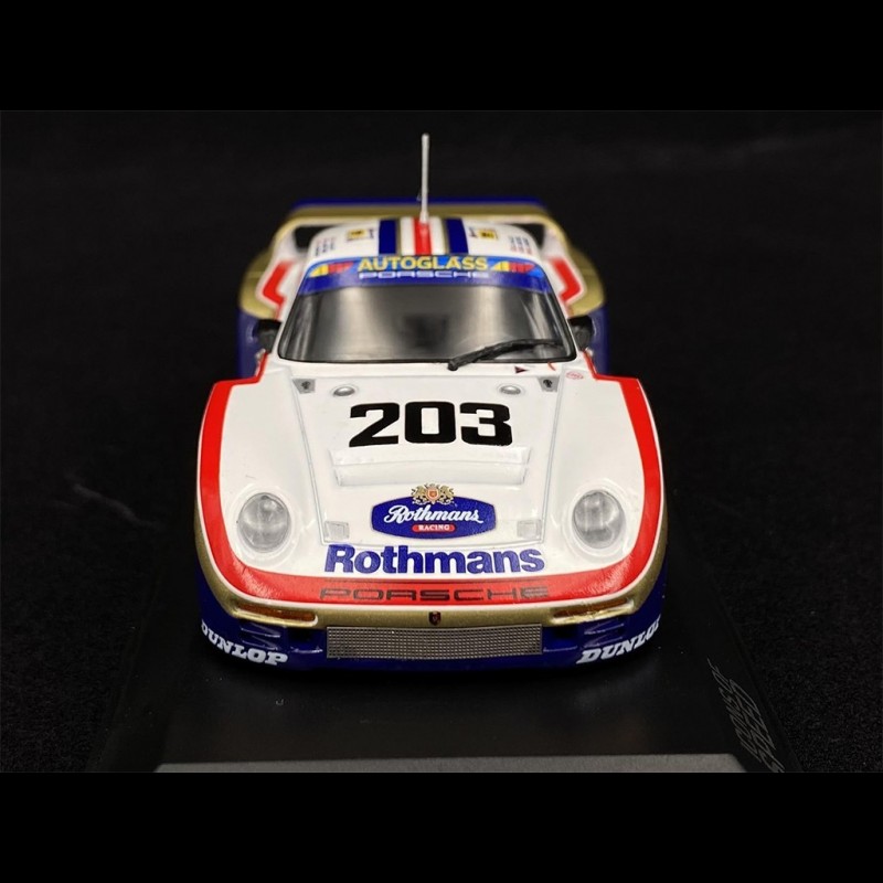 Porsche 961 Rothmans n° 203 24h Le Mans 1987 1/43 Spark WAP0209610MKED