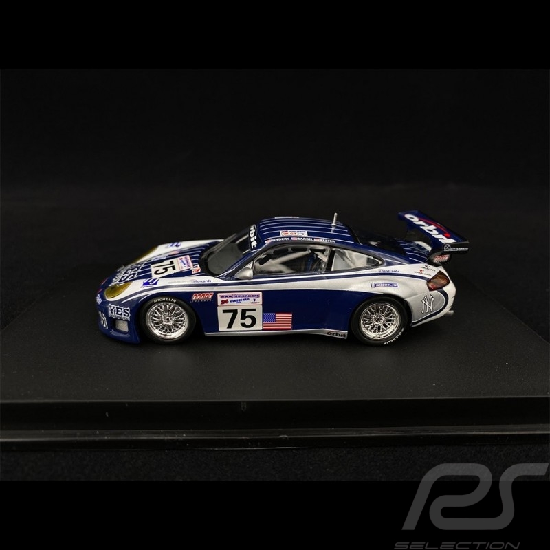 Porsche 911 GT3 RS Type 996 n° 75 24h Le Mans 2002 1/43 Minichamps 403026975