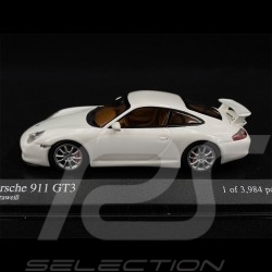Porsche 911 type 996 GT3 2003 Carraraweiß 1/43 Minichamps 400062022