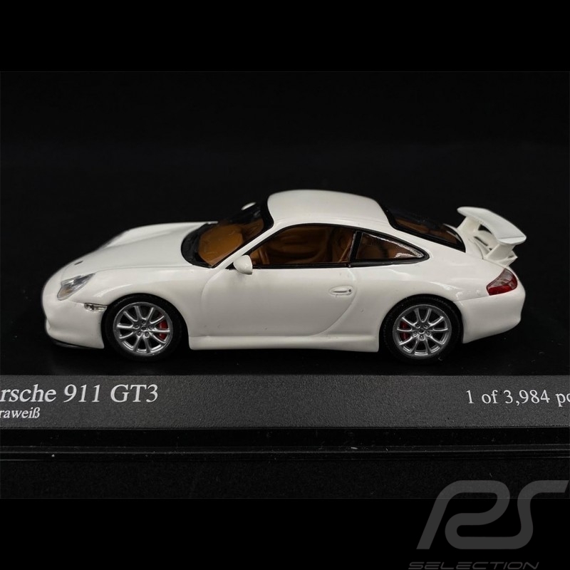 Porsche 911 type 996 GT3 2003 Carraraweiß 1/43 Minichamps 400062022