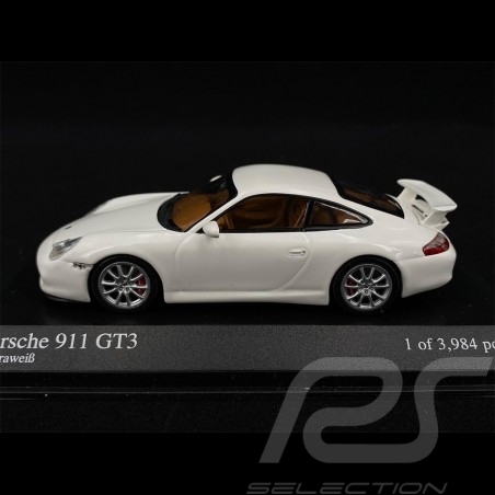 Porsche 911 type 996 GT3 2003 Carraraweiß 1/43 Minichamps 400062022