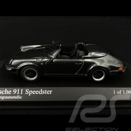 Porsche 911 Speedster 1988 dark grey 1/43 Minichamps 430066135