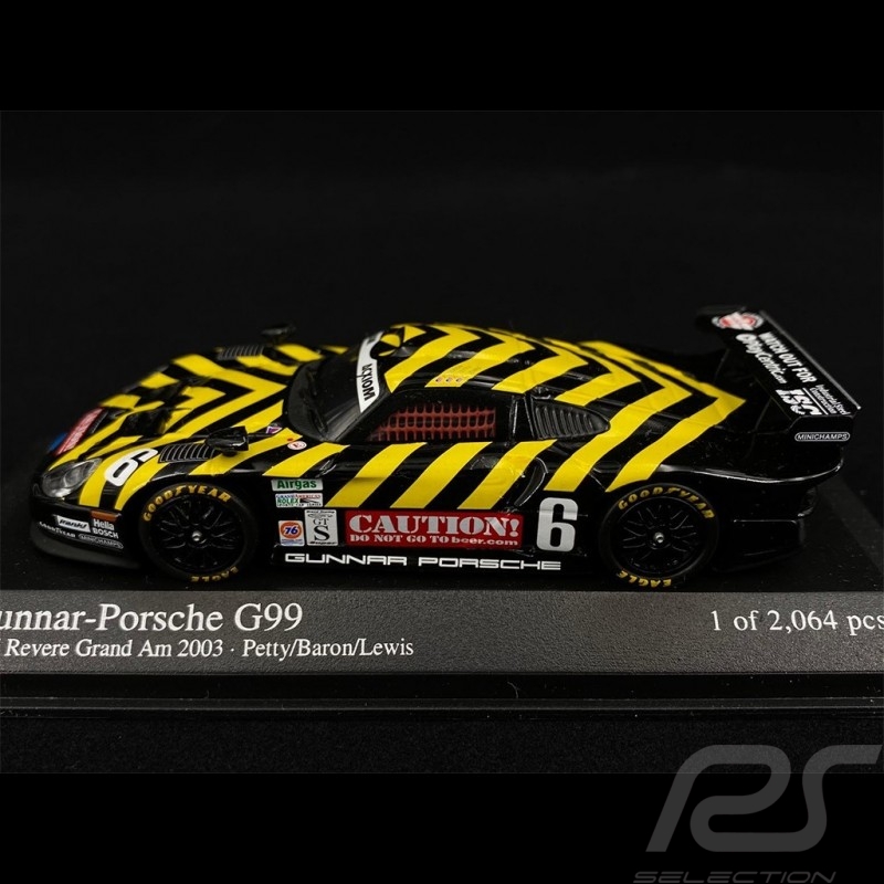 Porsche 911 GT1 Type 996 Gunnar G99 n° 6 Grand Am 2003 1/43 Minichamps 400036886