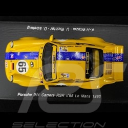 Porsche 911 Carrera RSR type 964 n° 65 Le Mans 1993 Spark S2076