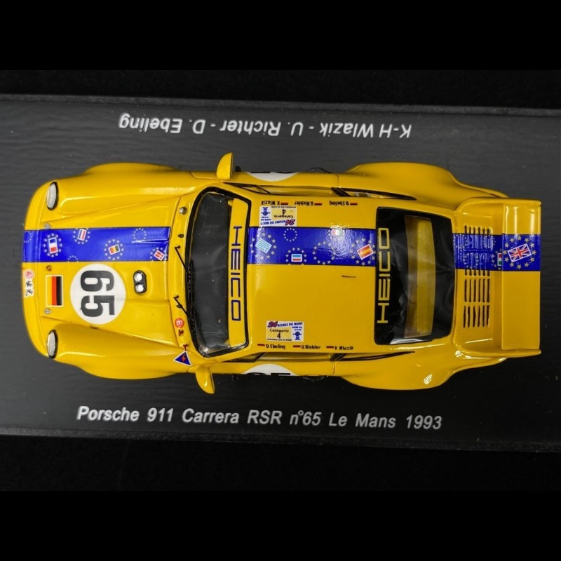 Porsche 911 Carrera RSR type 964 n° 65 Le Mans 1993 Spark S2076