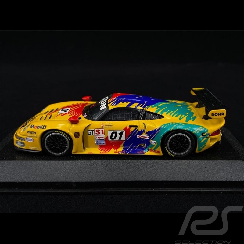 Porsche 911 GT1 Type 993 n° 01 Winner GTS-1 1999 1/43 Minichamps 430976601