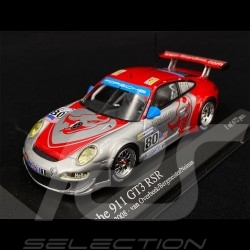 Porsche 911 GT3 RSR Type 997 n° 80 24h Le Mans 2008 1/43 Minichamps 400087880