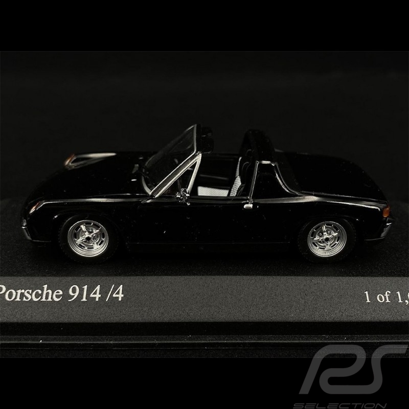 VW Porsche 914 4 2.0 1973 noire black schwarz 1/43 Minichamps 430065671