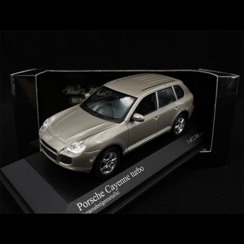 Porsche Cayenne Turbo 2002 metallic Jarama beige 1/43 Minichamps