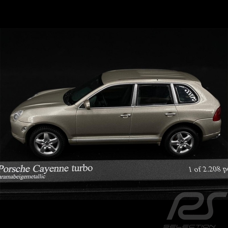 Porsche Cayenne Turbo 2002 beige jarama 1/43 Minichamps 400061081 Porsche Cayenne Turbo 2002 beige jarama 1/43 Minichamps 400061081