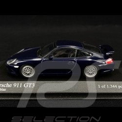 Porsche 911 GT3 type 996 1999 blau metallic 1/43 Minichamps 430068007