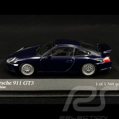 Porsche 911 GT3 type 996 1999 blau metallic 1/43 Minichamps 430068007