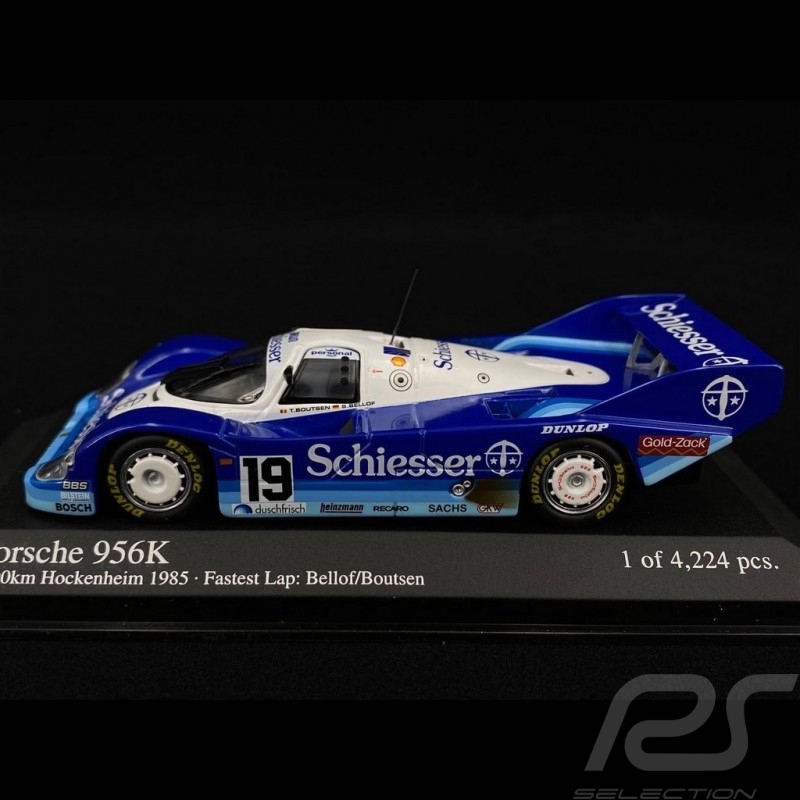Porsche 956 K n° 19 Hockenheim 1985 1/43 Minichamps 430856699