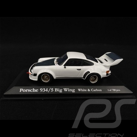 Porsche 934 / 5 Big Wing 1974 Blanc White Weiß Grand Prix 1/43 Kyosho S003003