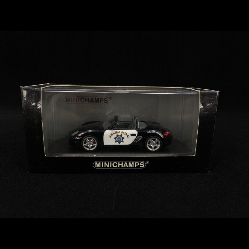 Miniature Porsche Boxster S Highway Patrol – Minichamps – 1/43 – Police