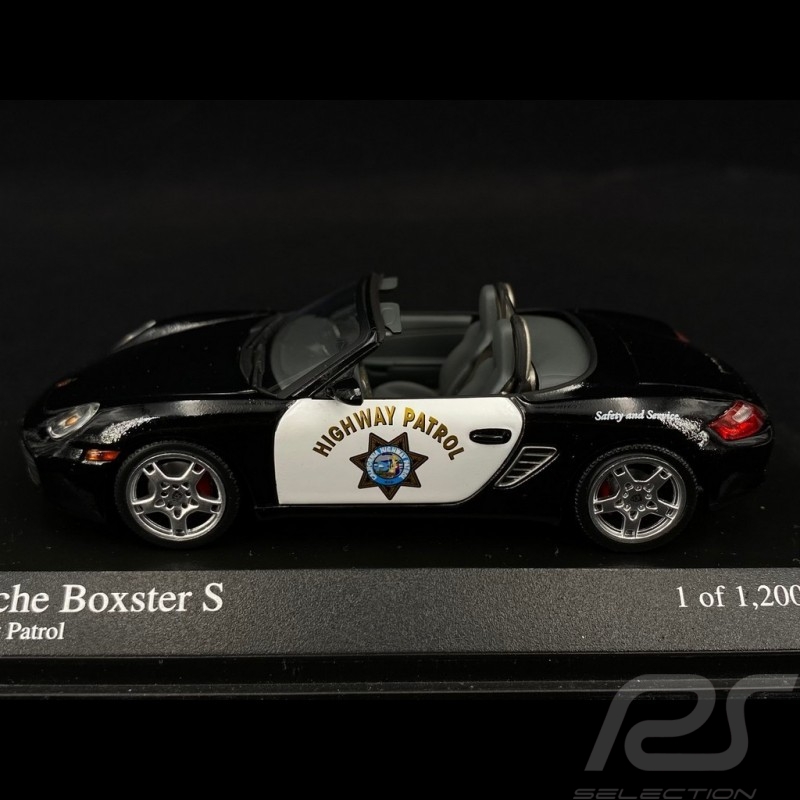 Porsche Boxter Spider Police Highway Patrol 2005 1/43 Minichamps 400065692