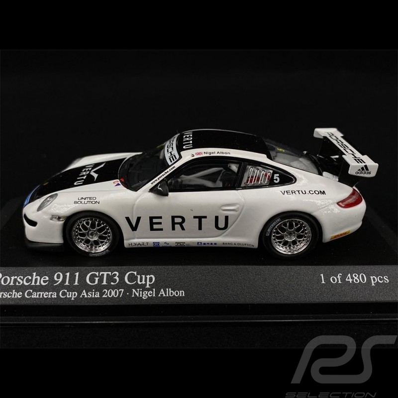 Porsche 911 GT3 Cup Type 997 n° 5 Carrera Cup Asia 2007 1/43 Minichamps 400076405