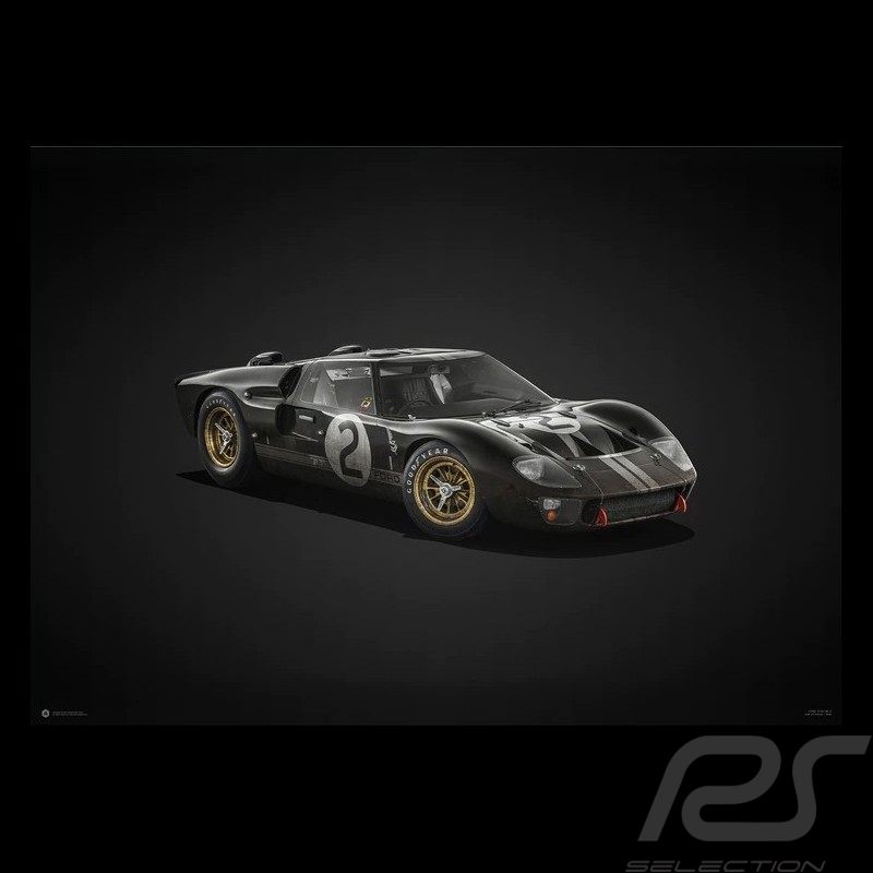 Porsche Poster 917 K 24h Le Mans 1971 Gulf  n°19 - Colors of Speed