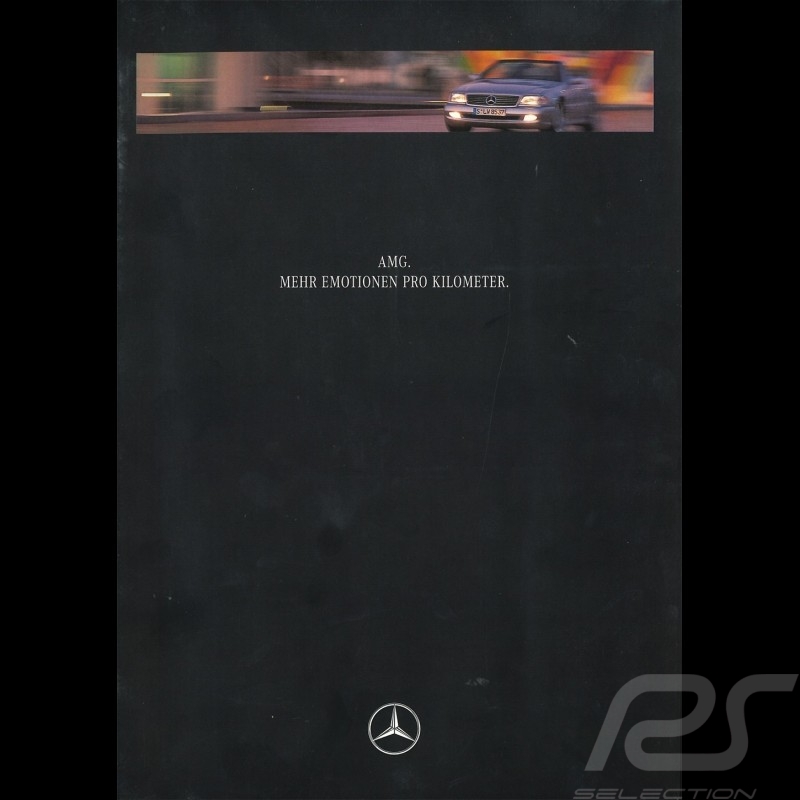 Brochure Mercedes-Benz AMG " Mehr Emotionen Pro Kilometer " 08/1995 en allemand AG004015-01