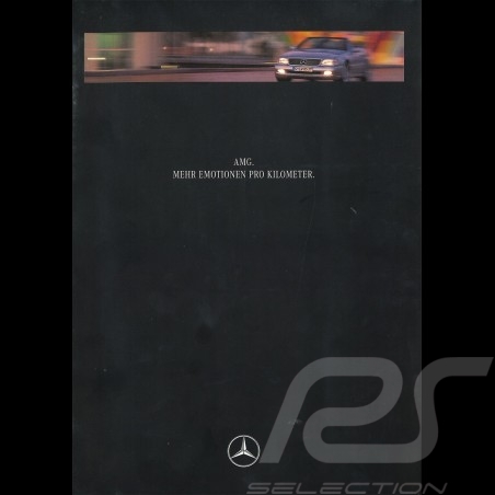 Broschüre Mercedes-Benz AMG " Mehr Emotionen Pro Kilometer " 08/1995 in deutsch AG004015-01