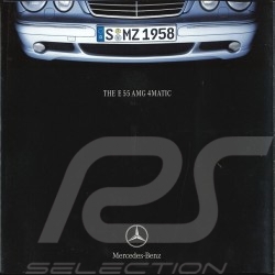 Mercedes Broschüre Mercedes - Benz E 55 AMG 4MATIC 06/2001 in englisch AGZZ4021-02