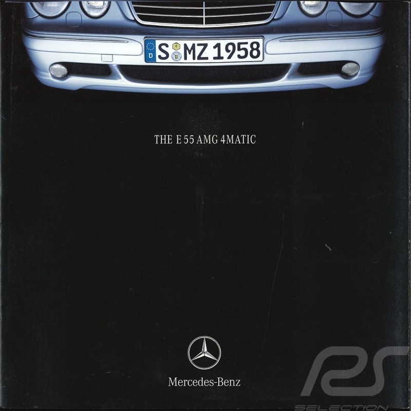Brochure Mercedes - Benz E 55 AMG 4MATIC 06/2001 en anglais AGZZ4021-02