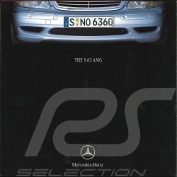 Brochure Mercedes - Benz S 63 AMG 06/2001 en anglais english englisch  AGZZ4022-02