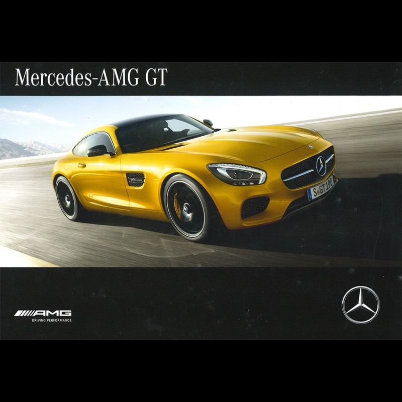 Mercedes Brochure Range Mercedes-AMG GT 2015 12/2015 in french MEGT4002-01