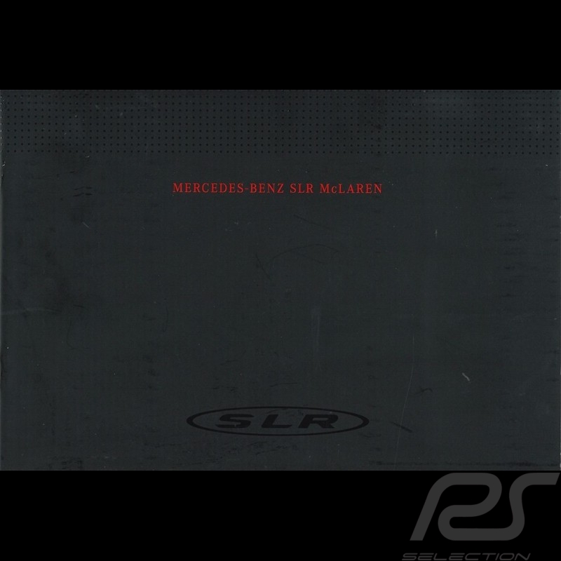 Brochure Mercedes - Benz SLR McLaren 2003 09/2003 in english MESR4001-02