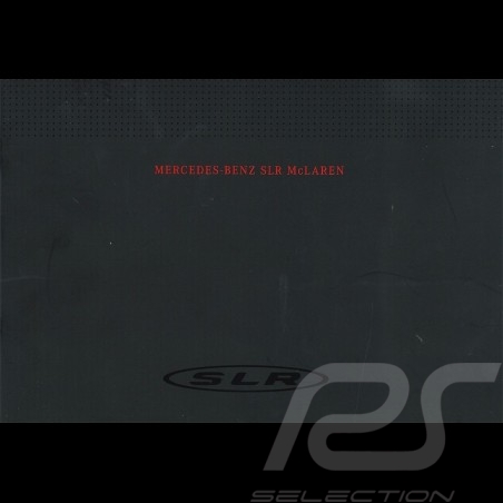 Brochure Mercedes - Benz SLR McLaren 2003 09/2003 in german MESR4001-01