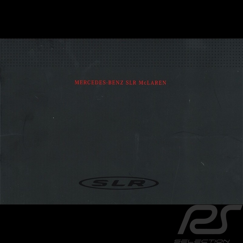 Brochure Mercedes - Benz SLR McLaren 2003 09/2003 en italienisch italian italien MESR4001-04