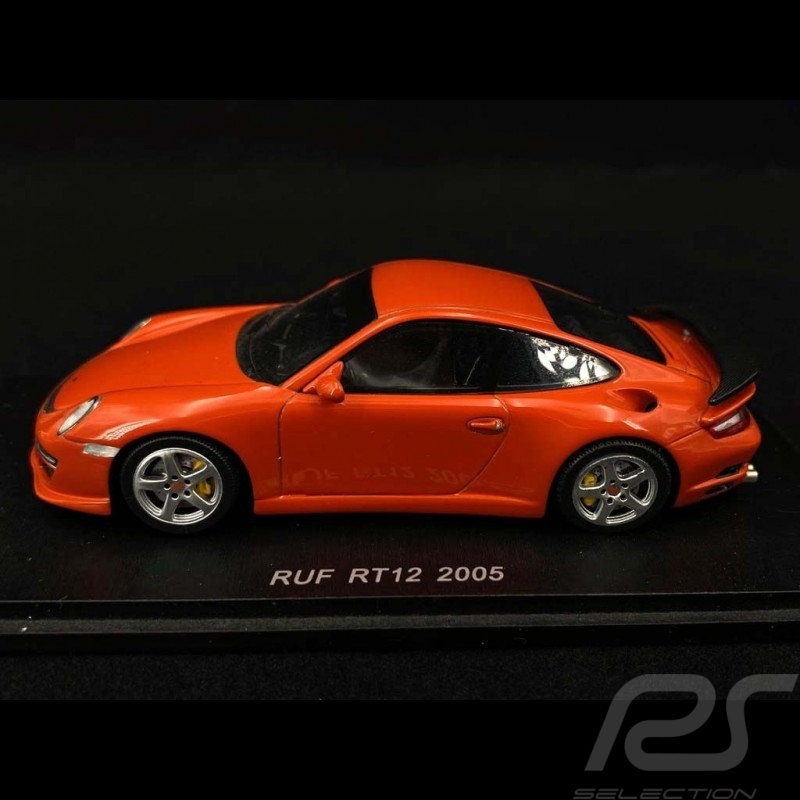 Porsche RUF RT12 2005 orange 1/43 Spark S0704