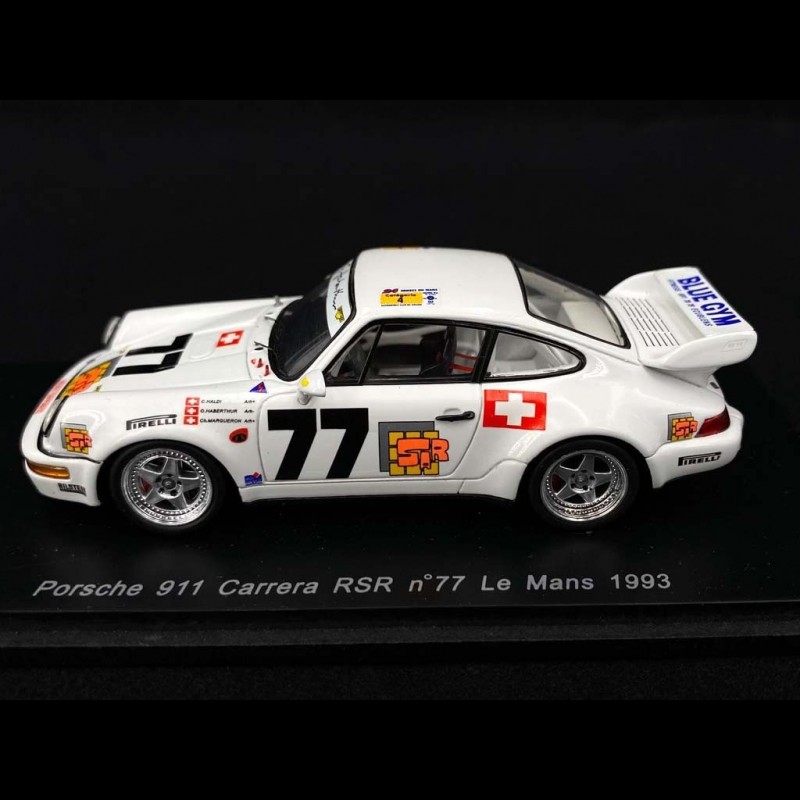 Porsche 911 Carrera RSR type 964 n° 77 Le Mans 1993 1/43 Spark S2079