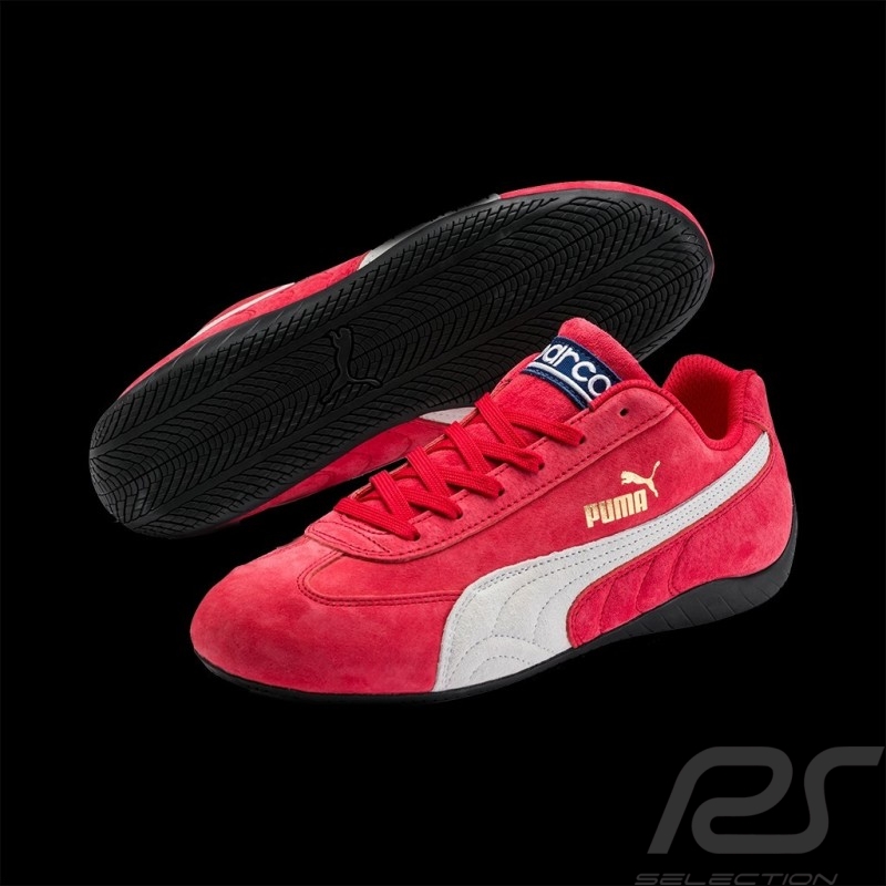 Chaussures Sport Puma Sparco Speedcat Sneaker / Basket - Rouge / Blanche - Homme