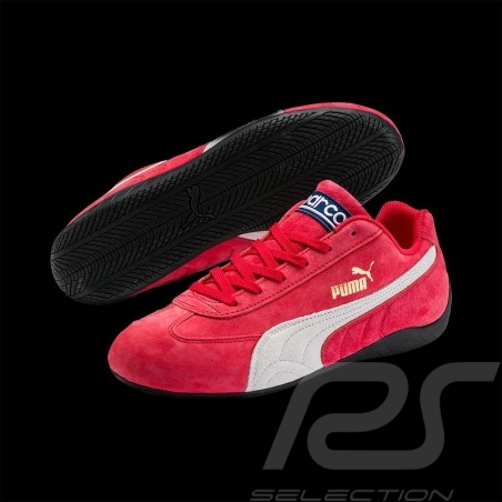 Chaussures Sport Puma Sparco Speedcat Sneaker / Basket - Rouge / Blanche - Homme
