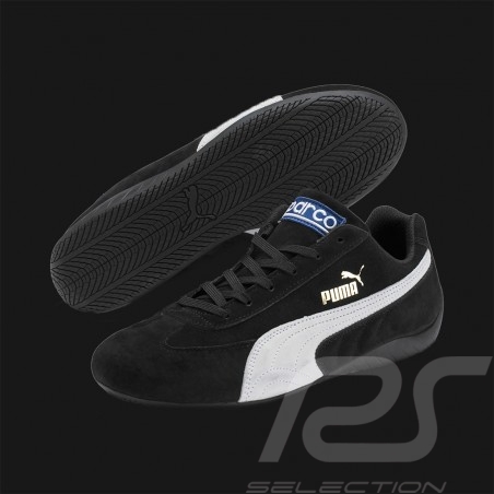 Chaussures shoes schuhe Sport Puma Sparco Speedcat Sneaker / Basket - Noir / Blanc - Homme